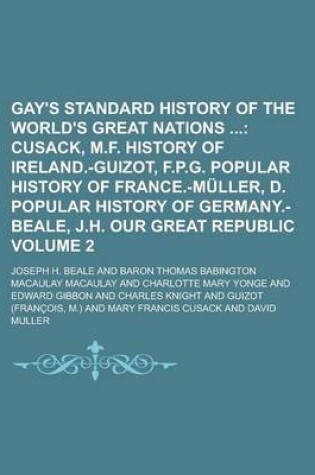 Cover of Gay's Standard History of the World's Great Nations Volume 2