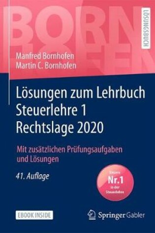Cover of Loesungen Zum Lehrbuch Steuerlehre 1 Rechtslage 2020