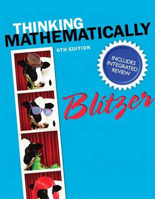 Cover of Thinking Mathematically with Integrated Review and Learning Guide Plus New Mylab Math with Pearson Etext -- Access Card Package