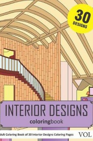 Cover of Interior Designs Coloring Book