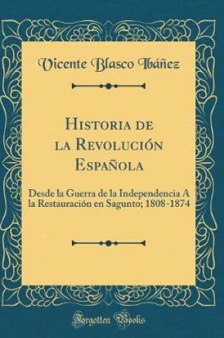 Cover of Historia de la Revolucion Espanola