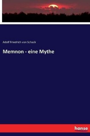 Cover of Memnon - eine Mythe