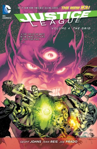 Book cover for Justice League Vol. 4: The Grid (The New 52)