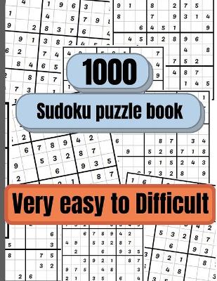 Book cover for 1000 Sudoku Puzzles very Easy to Difficult