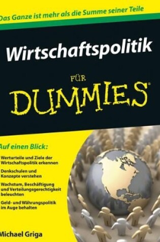 Cover of Wirtschaftspolitik für Dummies