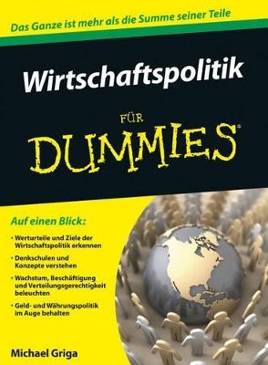 Cover of Wirtschaftspolitik für Dummies