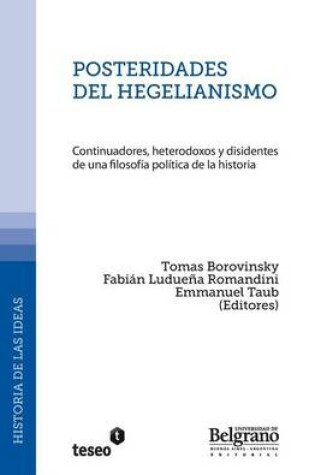 Cover of Posteridades del hegelianismo