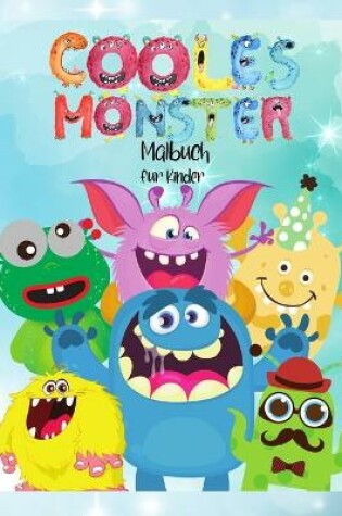 Cover of Cooles Monster-Malbuch für Kinder