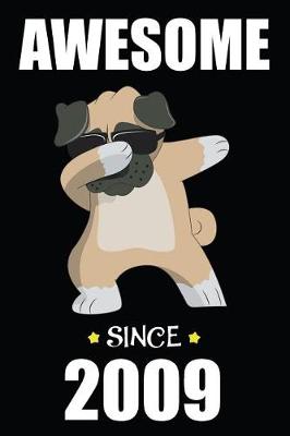 Book cover for 10th Birthday Dabbing Pug