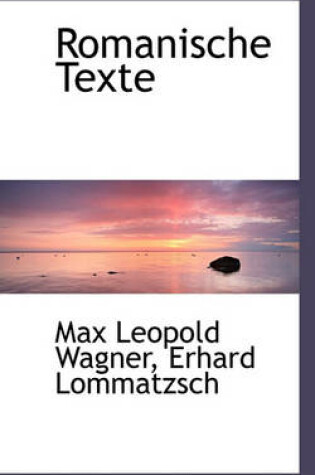 Cover of Romanische Texte