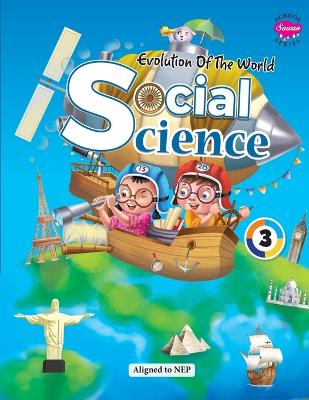 Book cover for Evolution of The World SOCIAL SCIENCE - 3