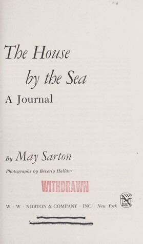 Book cover for The House by the Sea