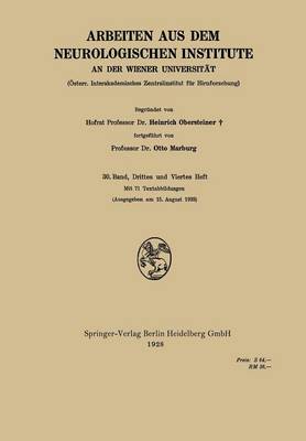 Book cover for Arbeiten aus dem Neurologischen Institute an der Wiener Universität