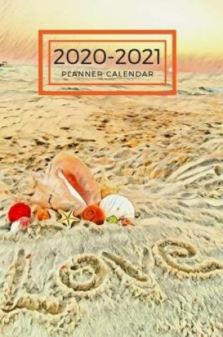 Cover of Cute Coral Sea Shell & Star Fish Dated Calendar Planner 2 years To-Do Lists, Tasks, Notes Appointments