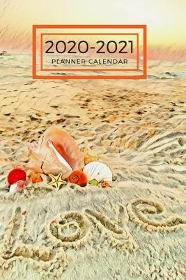 Cover of Cute Coral Sea Shell & Star Fish Dated Calendar Planner 2 years To-Do Lists, Tasks, Notes Appointments