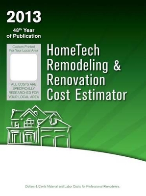 Book cover for HomeTech Remodeling and Renovation Cost Estimator