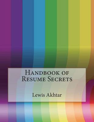 Book cover for Handbook of Resume Secrets