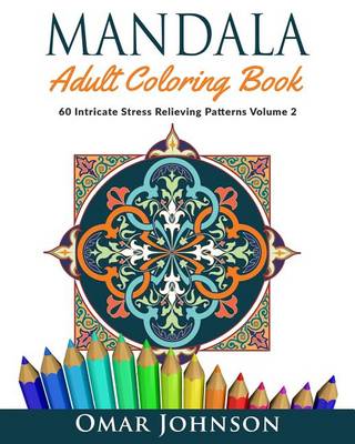 Book cover for Mandala Adult Coloring Book