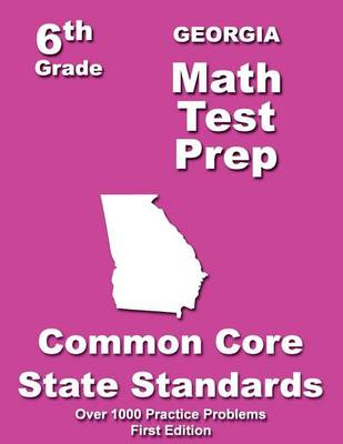 Book cover for Georgia 6th Grade Math Test Prep