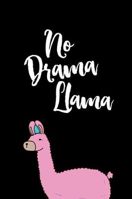 Book cover for No Drama Llama Notebook