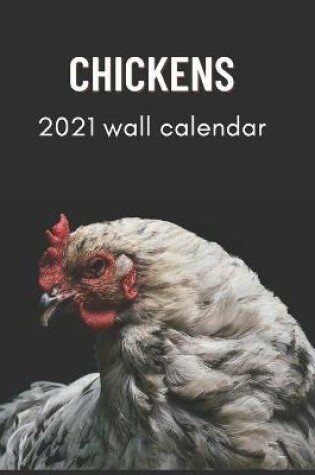 Cover of Chickens wall calendar 2021