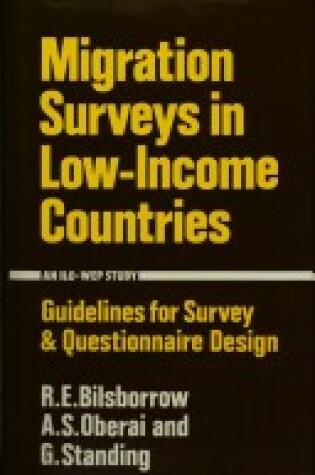 Cover of Migration Surveys in Low-income Countries