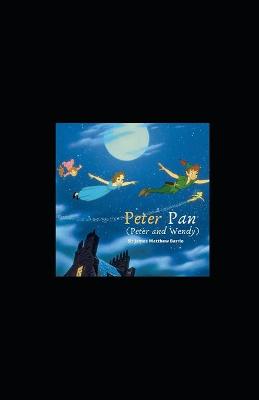 Book cover for Peter Pan and Wendy Illustration