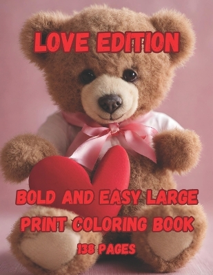 Book cover for Bold And Easy Large Print Coloring Book