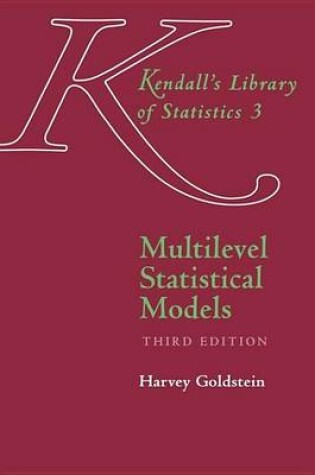 Cover of Multilevel Statistical Models