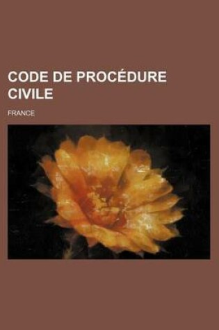 Cover of Code de Procedure Civile