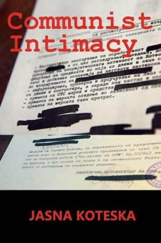 Cover of Communist Intimacy