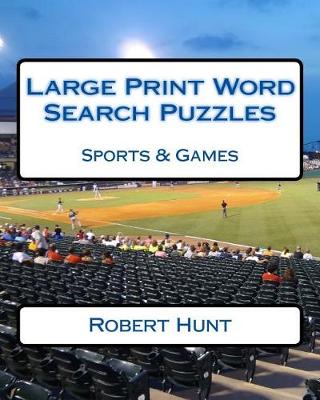 Book cover for Large Print Word Search Puzzles