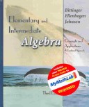 Book cover for Elementary & Intermed Alg&Myma