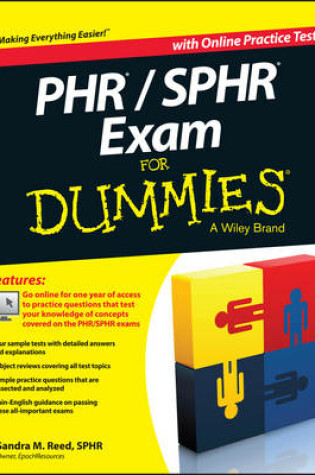 Cover of PHR / SPHR Exam For Dummies