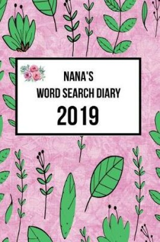 Cover of Nana's Word Search Diary 2019