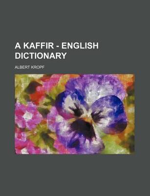 Book cover for A Kaffir - English Dictionary