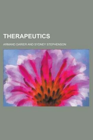 Cover of Therapeutics