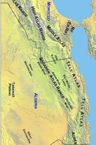 Cover of Morocco Atlas Mountains Map Journal