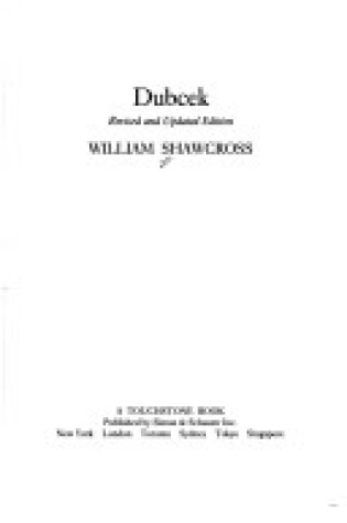 Cover of Dubcek