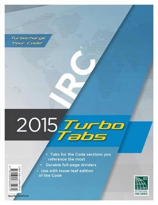 Book cover for 2015 International Residential Code Turbo Tabs for Loose Leaf Edition