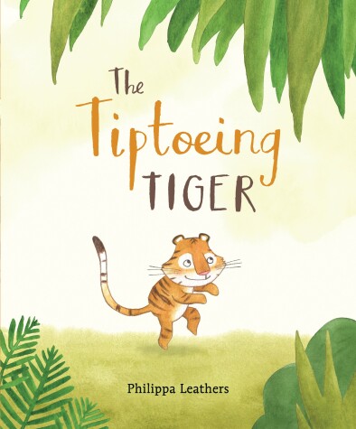 Book cover for The Tiptoeing Tiger