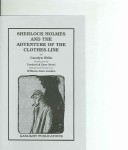 Book cover for "Sherlock Holmes" and the Adventure of the Clothes-line
