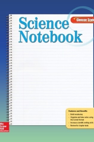 Cover of Glencoe iScience, Level Red, Grade 6, Science Notebook, Student Edition