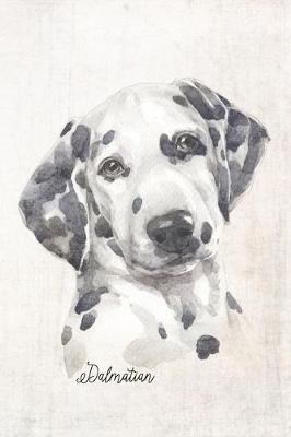 Cover of Dalmatian Dog Portrait Notebook