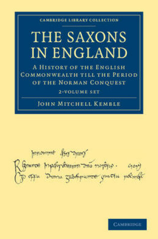 Cover of The Saxons in England 2 Volume Set