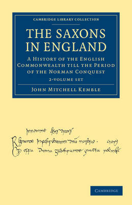 Book cover for The Saxons in England 2 Volume Set