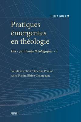 Cover of Pratiques emergentes en theologie