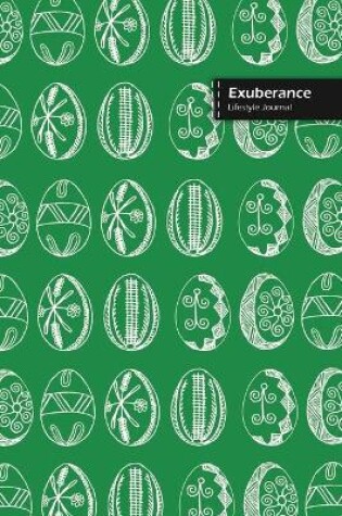 Cover of Exuberance Lifestyle Journal, Wide Ruled Write-in Dotted Lines, (A5) 6 x 9 Inch, Notebook, 288 pages (144 shts) (Green)