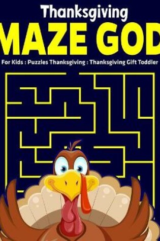 Cover of Thanksgiving Maze God For Kids