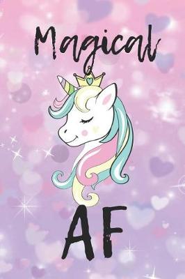 Book cover for Magical AF Unicorn